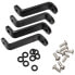 Фото #1 товара XSPC Radiator Mounting Bracket-Set für Gehäuse (6-32 UNC) - schwarz