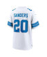 Фото #2 товара Men's Barry Sanders White Detroit Lions Retired Player Game Jersey