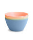 Фото #1 товара Essential Polypropylene Cereal Bowls Assorted 4 Pack
