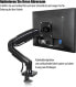 Фото #13 товара Invision Monitor Mount for 17-27 Inch Screens, Monitor Arms, Screen Mount 1 Monitor, Desk Mount 360° Rotatable, VESA 75/100, Weight 2-6.5 kg (MX150)