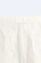 Фото #10 товара Жаккардовые шорты с геометрическим принтом ZARA
