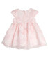 ფოტო #2 პროდუქტის Baby Girls Embroidered Floral Soutache Social Dress