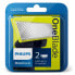 Norelco OneBlade Trim - edge - shave Replaceable blade - Shaving blade - Black - Green - Stainless steel - QP25xx - QP65xx