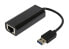 ALLNET ALL0173Gv2 - USB Type-A 3.0 - RJ-45 - Black