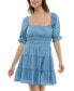 ფოტო #1 პროდუქტის Juniors' Tiered Fit & Flare Dress