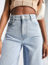 ONLY Giulia wide leg jeans in light blue denim