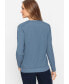 Фото #2 товара Women's Long Sleeve Crepe Tunic T-Shirt