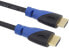 Фото #6 товара PremiumCord 4K High Speed HDMI 2.0b Cable 0.5 m M/M 18 Gbps with Ethernet, Compatible with Video 4K @ 60Hz UHD 2160p, 3D - Gold-Plated Connectors, Cotton Coating, 0.5 m
