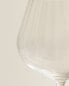 Wavy-effect bohemia crystal wine glass