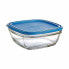 Фото #2 товара Герметичная коробочка для завтрака Duralex Freshbox Синий Квадратный (23 x 23 x 9 cm) (3 L)