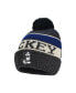 ფოტო #2 პროდუქტის Men's MICKEY STRIPES CUFF BEANIE WTH POM