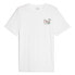 Puma Graphics Juicery Crew Neck Short Sleeve T-Shirt Mens White Casual Tops 622