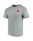 Фото #2 товара Men's Gray Louisville Cardinals Team Comfort Colors Campus Scenery T-shirt