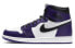 Фото #1 товара Кроссовки уличные Nike Air Jordan 1 Retro High Court Purple White