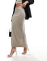 Фото #2 товара New Look slinky midi skirt in beige