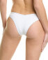 Weworewhat Delilah Bikini Bottom Women's White L