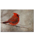 Фото #1 товара Lois Bryan 'Cardinal in Winter' Canvas Art - 32" x 22"