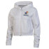 NCAA Kansas Jayhawks Women's Gray Fleece Zip Hoodie - S