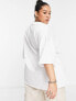 Фото #3 товара Something New Curve X Naomi Anwer oversized t-shirt in white