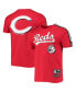 Фото #1 товара Men's Red Cincinnati Reds Taping T-shirt