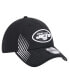 ფოტო #2 პროდუქტის Men's Black New York Jets Active 39THIRTY Flex Hat