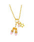 Фото #1 товара ZOMI GEMS ballet Slippers Gold Necklace for Girls