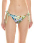 Фото #1 товара Pq Swim Ruched Tie Full Bikini Bottom Women's