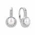 Фото #1 товара Серьги Beneto Glittering silver with real pearls AGUC2152PL