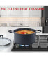 Фото #3 товара Nonstick Stockpot Soup pot with Lid Professional Hard Anodized 10 Quart, Oven safe - Stay Cool Handles, Black