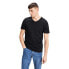 ფოტო #1 პროდუქტის JACK & JONES Jacbasic short sleeve v neck T-shirt 2 units