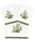 Фото #2 товара Textiles Turkish Cotton Botanica Embellished Hand Towel Set, 2 Piece