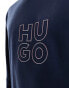 Фото #2 товара Hugo Bodywear stacked logo sweatshirt in blue