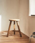 Фото #1 товара Elm wood stool