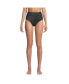 Women's Chlorine Resistant Shine High Waisted Bikini Bottoms