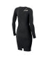 ფოტო #3 პროდუქტის Women's Black Vegas Golden Knights Lace-Up Dress