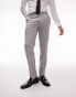 Topman skinny suit trouser in grey Серый, W36 Regular - фото #4