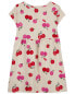 Toddler Cherry Jersey Dress 2T