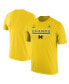 Фото #1 товара Men's Brand Maize Michigan Wolverines College Football Playoff 2023 National Champions Performance T-shirt