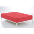 Fitted bottom sheet Alexandra House Living Red 200 x 200 cm