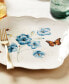 Фото #2 товара Butterfly Meadow Square Dinner Plate Set, Set of 4