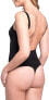 Magic BodyFashion 187712 Womens Shapewear Seamless Bodysuit Thong Black Size S