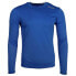 Фото #1 товара Diadora Core Running Crew Neck Long Sleeve Athletic T-Shirt Mens Blue Casual Top