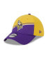 Фото #2 товара Men's Gold, Purple Minnesota Vikings 2023 Sideline 39THIRTY Flex Hat