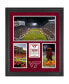 Фото #1 товара Virginia Tech Hokies Framed 20" x 24" Lane Stadium 3-Opening Collage