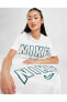 Фото #2 товара Sportswear Oversized T-shirt Unisex Nakış Swooslu Beyaz Tişört Dh