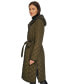 Фото #3 товара Women's Hooded Belted Quilted Coat