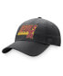 ფოტო #1 პროდუქტის Men's Charcoal Arizona State Sun Devils Slice Adjustable Hat