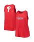 Фото #1 товара Women's Red Philadelphia Phillies Plus Size Tank Top