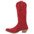 Фото #3 товара Dingo Out West Snip Toe Cowboy Womens Red Casual Boots DI920-600