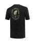 Фото #2 товара Men's Black New Orleans Saints Big and Tall Two-Hit Throwback T-shirt